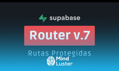 Tutorial React Router v 7 framework mode Rutas protegidas con Supabase