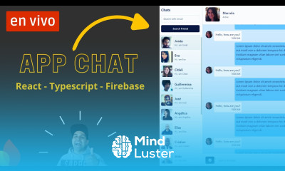 En Directo Creando un Chat con React TS y Firebase día 3