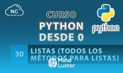 Curso de Python desde 0 Listas Todos los Métodos Para Listas 30