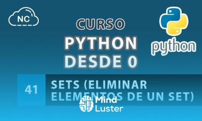 Learn Curso de Python desde 0 Sets Eliminar Elementos a un Set 41 ...