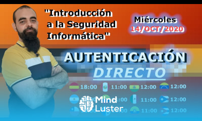 Introducción a la Seguridad Informática 10 Autenticación
