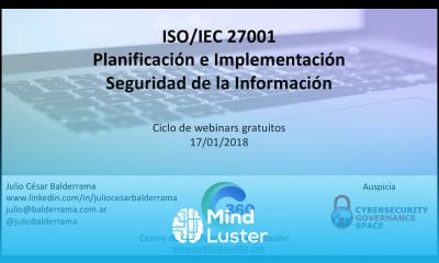 ISO IEC 27001 Planificacion e Implementacion Conceptos Básicos