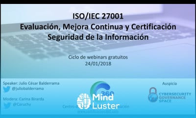 ISO IEC 27001 Evaluación mejora y Certificación Seguridad de la Información