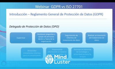 Webinar Gratuito GDPR vs ISO 27701