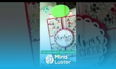 DIY Handmade Gate fold Christmas Card shorts christmascard diycard