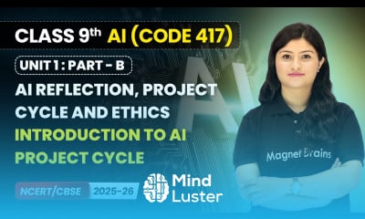 Introduction to AI Project Cycle Class 9 AI Unit 1 CODE 417 Part B CBSE 2025 26