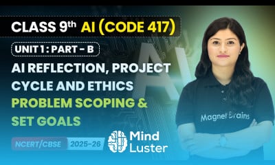 Problem Scoping Set Goals Class 9 AI Unit 1 CODE 417 Part B CBSE 2025 26