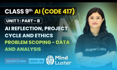 Problem Scoping Data and Analysis Class 9 AI Unit 1 CODE 417 Part B CBSE 2025 26