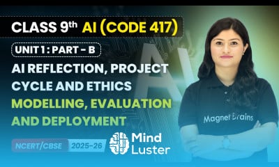 Modelling Evaluation and Deployment Class 9 AI Unit 1 CODE 417 Part B CBSE 2025 26
