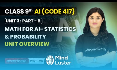 Math for AI Statistics Probability Unit Overview Class 9 AI Unit 3 CODE 417 Part B CBSE