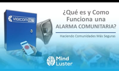 Como FUNCIONA una  Alarma Comunitaria VIGICOM NET