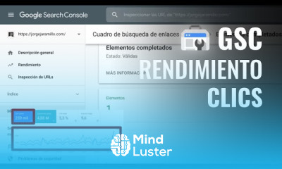 Clics Totales en Google Search Console Opción de Rendimiento Analizar GoogleSearchConsole