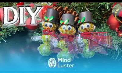 How to Make Candy Snowman Cute Lindor Chocolate Christmas Gift Idea