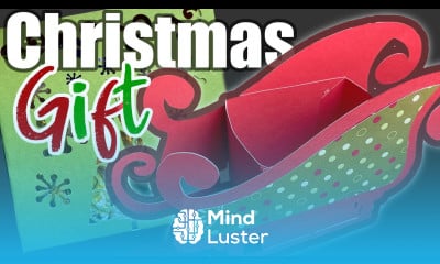 Christmas Sleigh TREAT Holder Holiday Chocolate Box DIY