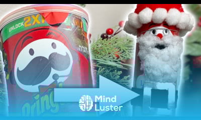 SANTA Pringle Neighbor Christmas Gift CHEAP Holiday present