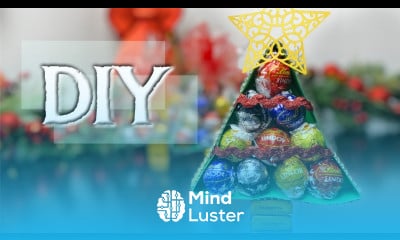 How to Make a Christmas Tree Out of Candy Cute Lindor Chocolate Holiday Gift