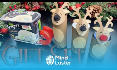 Reindeer Christmas Gift RUDOLF Ice Cream Gift Set