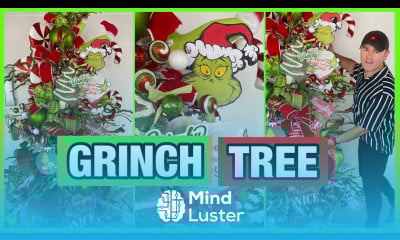 GRINCH CHRISTMAS TREE STEP BY STEP Christmas 2022 DIY Christmas Tree Decorations Ideas