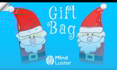 Gift bag santa claus Christmas paper crafts