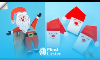 3 Santa claus paper crafts Christmas paper crafts 2023