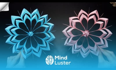 3d paper snowflake craft