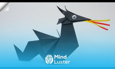 Origami DRAGON Symbol 2024 paper craft