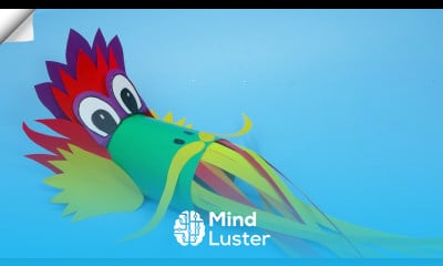 Paper DRAGON Easy paper craft Symbol 2024