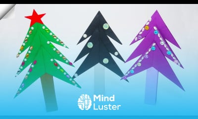 DIY christmas tree Christmas paper crafts