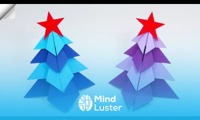 Christmas paper crafts 2024 Christmas tree easy