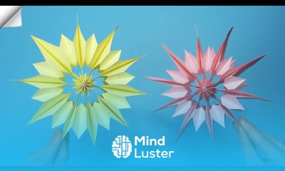 3d paper snowflake craft