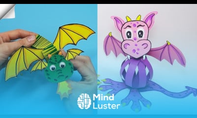 3 DIY Amazing Paper DRAGON Moving paper toy