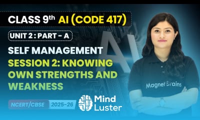 Session 2 Knowing Own Strengths and Weakness Class 9 AI Unit 2 CODE 417 Part A CBSE 2025 26