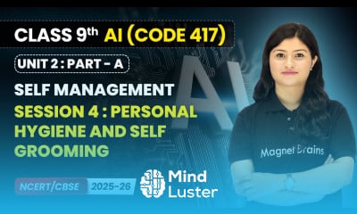 Session 4 Personal Hygiene and Self Grooming Class 9 AI Unit 2 CODE 417 Part A CBSE 2025