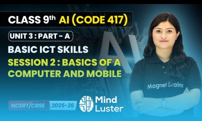Session 2 Basics of a Computer and Mobile Class 9 AI Unit 3 CODE 417 Part A CBSE 2025 26
