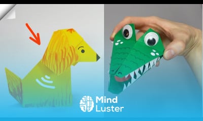 12 Moving paper toys