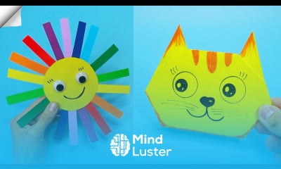 12 DIY paper toys Moving paper craft