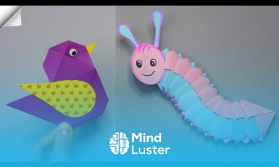 6 moving Paper toys Easy paper crafts