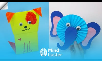 6 moving Paper toys diy paper crafts