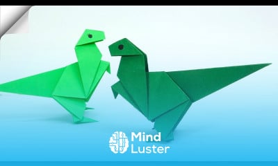 Crafts How to make dinosaur Paper dinosaur