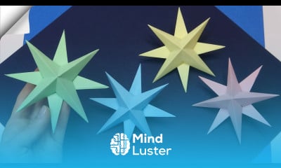 How to make a paper star for christmas Christmas decorations with paper