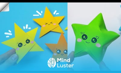 4 DIY Paper christmas star Christmas paper crafts 2023