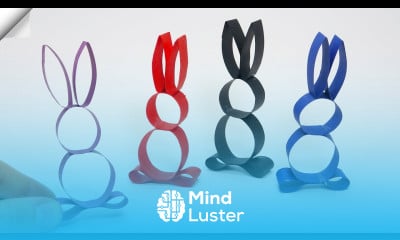 Easy way make paper rabbit Symbol 2023 paper rabbit