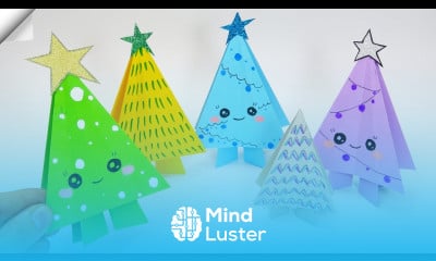 Paper Christmas tree Christmas paper crafts 2023