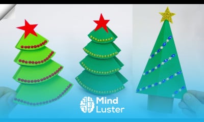 6 ways to make paper Christmas trees