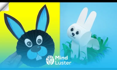 3 easy ways paper rabbit Christmas paper crafts 2023