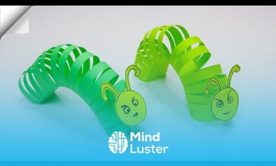 DIY paper crafts Paper toy caterpillar