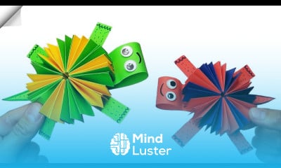 3d paper turtle Moving paper toys easy