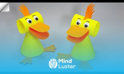 How to make a paper duck Easy paper crafts