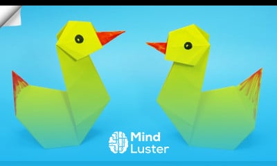 How to make a paper duck Origami duck