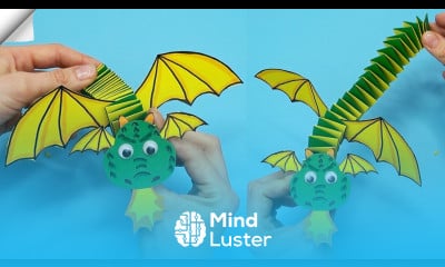 Amazing Paper DRAGON Moving paper toys
